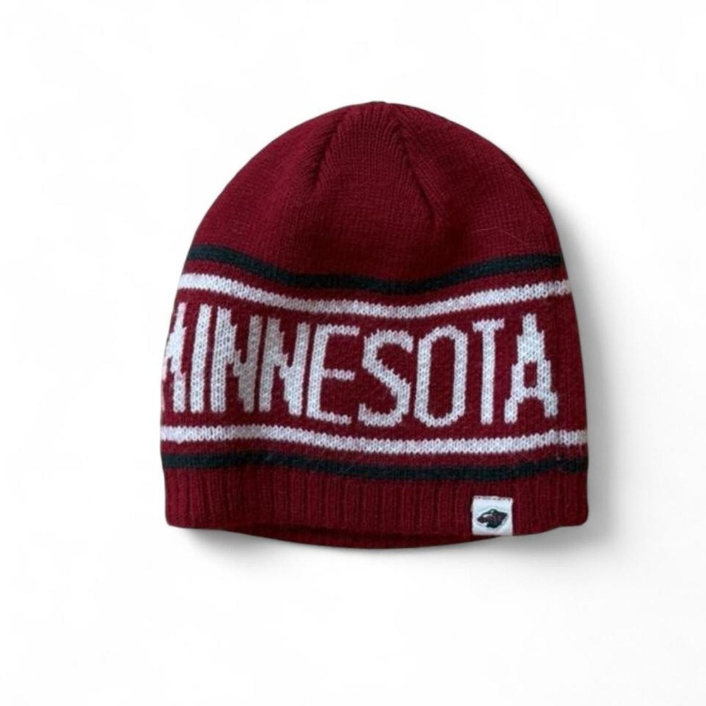Minnesota Wild NHL Beanie Red Hockey Winter Hat One Size